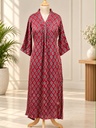 Ajrakh Modal Silk Aline Kurti 5053