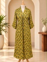 Ajrakh Modal Silk Aline Kurti 5053