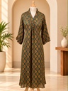 Ajrakh Modal Silk Aline Kurti 5053