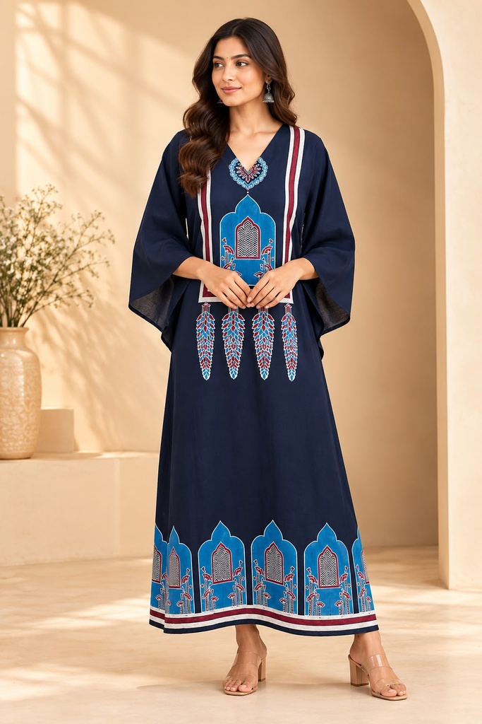 Ajrakh Cotton Kaftans 4802
