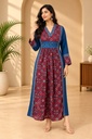 Ajrakh Modal Silk Aline Kurti 5053