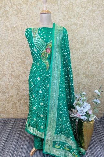 [SUMF] Bandhani Dola Silk Suit 5012