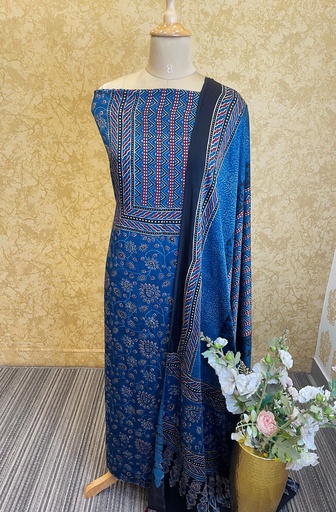 [SUAZ] Ajrakh Modal Silk Suit 5012