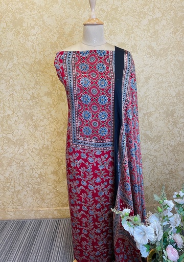 [SUAZ] Ajrakh Modal Silk Suit 5012