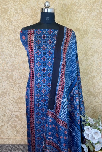 [SUAZ] Ajrakh Modal Silk Suit 5012