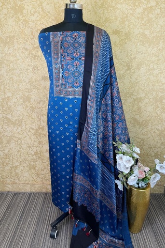 [SUAZ] Ajrakh Modal Silk Suit 5012