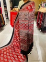Premium Ajrakh Modal Silk Saree 4243