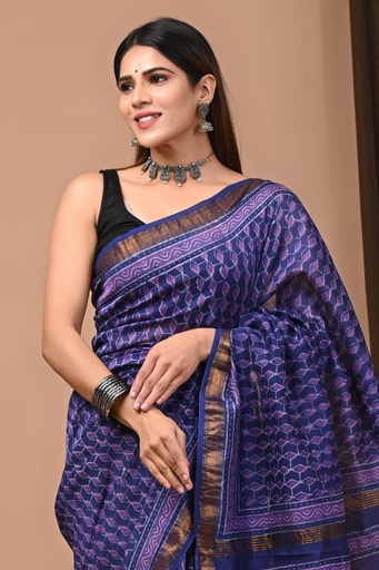 [SASH] Maheshwari Silk Sarees 4552
