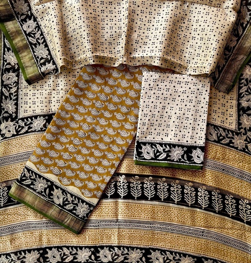 [SUSH2950] Maheshwari Silk Suit 5025