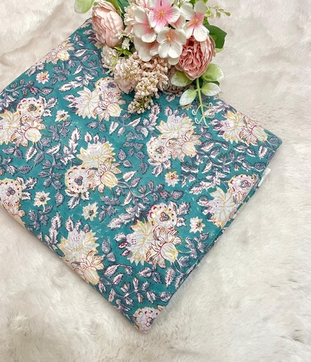 Bagru HandBlock Printed Cotton fabric 5023