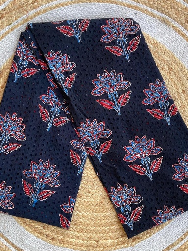 [CFVD] Ajrakh Hakoba Cotton Fabric 4215