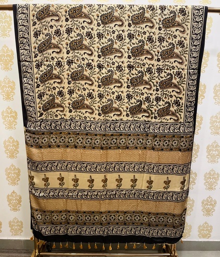  Kalamkari Modal Silk Saree 5034