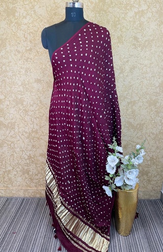 [DUVV] Bandhani Modal Silk Dupatta 4564