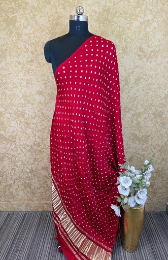 [DUVV] Bandhani Modal Silk Dupatta 4564