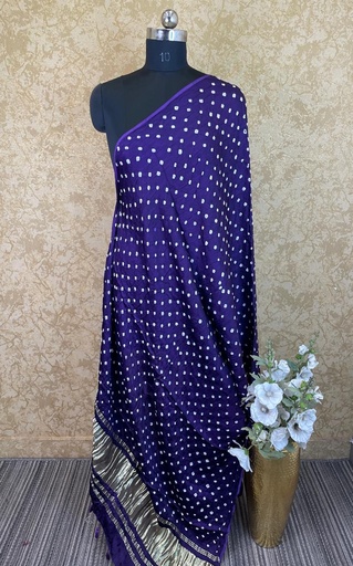 [DUVV] Bandhani Modal Silk Dupatta 4564