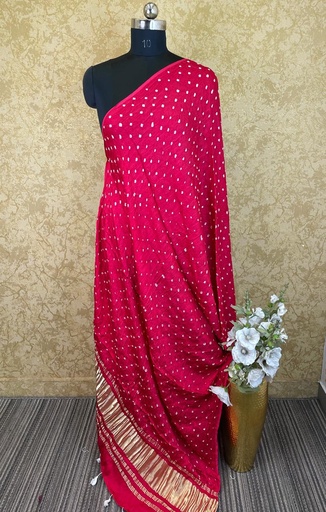 [DUVV] Bandhani Modal Silk Dupatta 4564