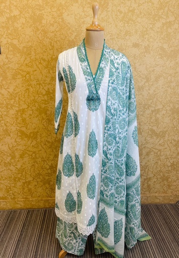 Premium Cotton Kurti Set 5043