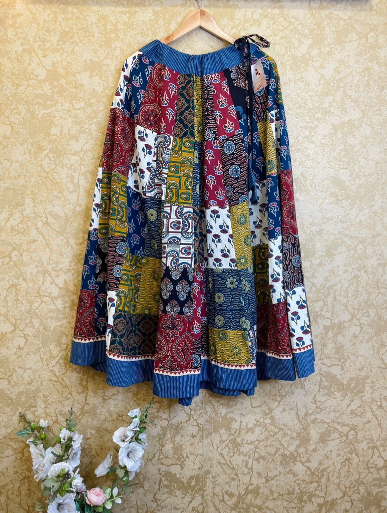 Ajrakh cotton Skirt 4556 