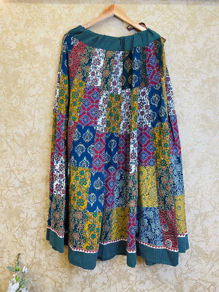 Ajrakh cotton Skirt 4556