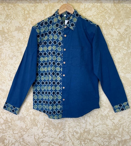 Ajrakh Cotton Full sleeve Shirt 5024