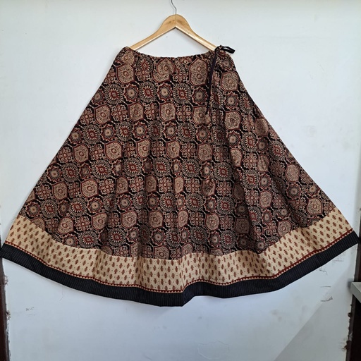 [SKKH] Ajrakh Cotton Skirts 4556