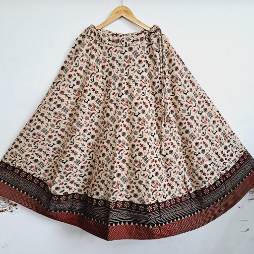 [SKKH] Ajrakh Cotton Skirts 4556