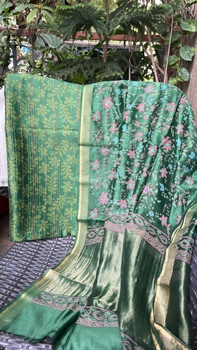 [SUSAM] Chanderi Silk  Suit 4560