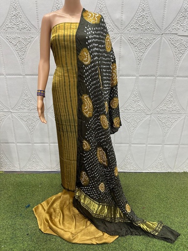 [SUMHK] Multi bandhej Modal Silk Suit 5014
