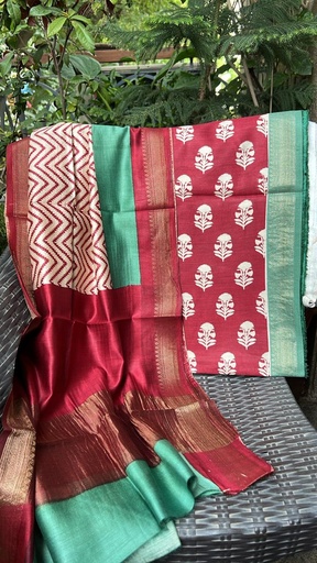[SUSAM] Premium Maheshwari Silk Suit 4560