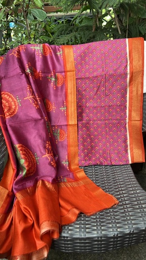 [SUSAM] Premium Maheshwari Silk Suit 4560