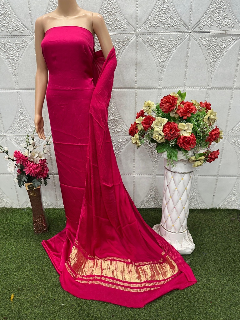  Plain Modal Silk Suit 5014