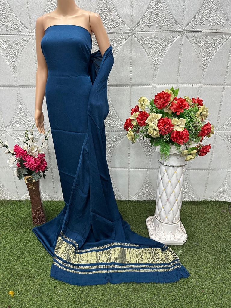 Plain Modal Silk Suit 5014