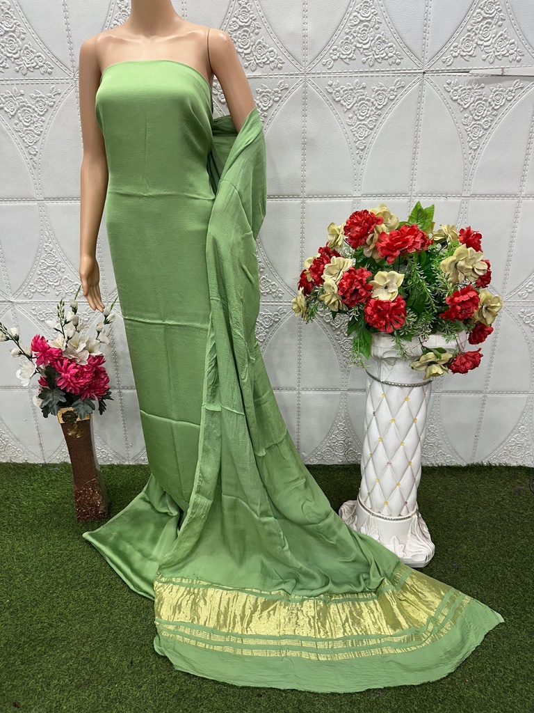  Plain Modal Silk Suit 5014