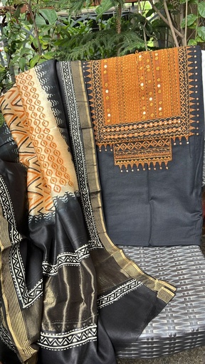 [SUSAM] Premium Silk Dupatta Suit 4560