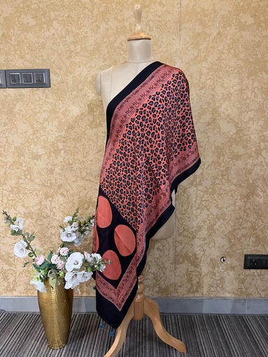 [STAZ] Premium Ajrakh Modal Stoles 5071