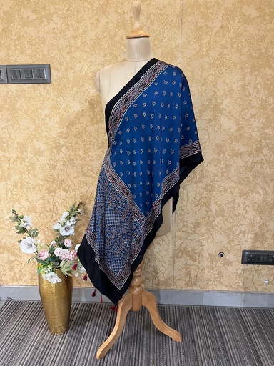 [STAZ] Premium Ajrakh Modal Stoles 5071