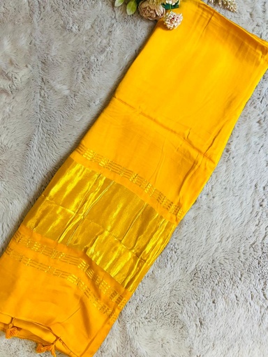 [SAMLK] Premium Plain Modal Silk Sarees 5048