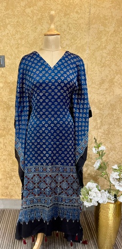 Ajrakh Silk Kaftans 4801