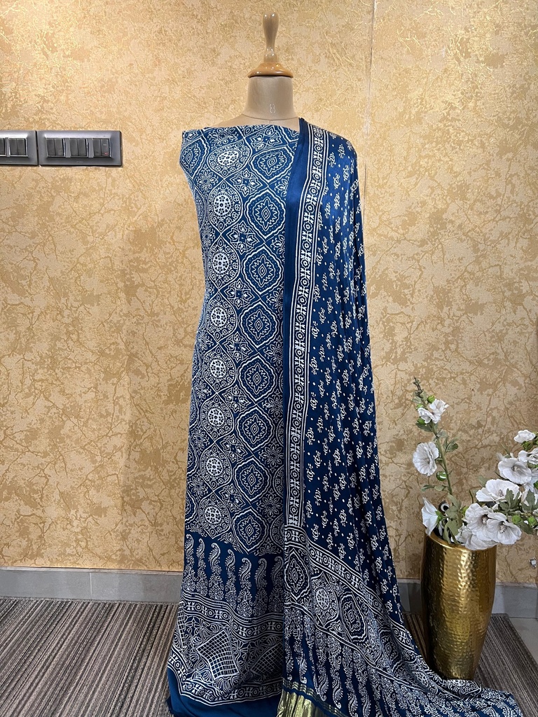Ajrakh Modal Suits 5012