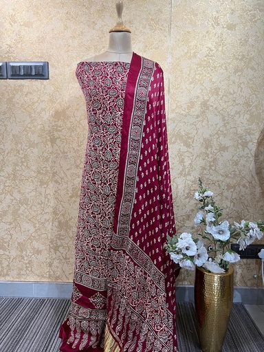 [SUKH] Ajrakh Modal Suits 5012