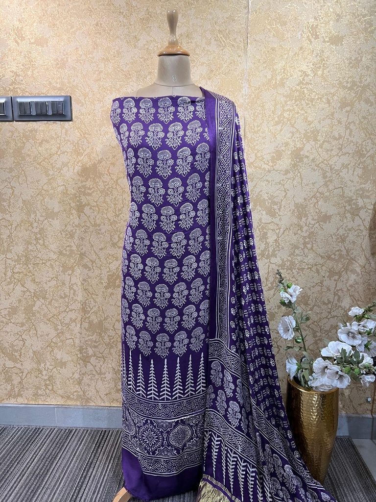 Ajrakh Modal Suits 5012