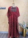 Ajrakh Cotton Long Kaftan 5053