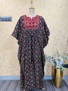 Ajrakh Cotton Long Kaftan 5053