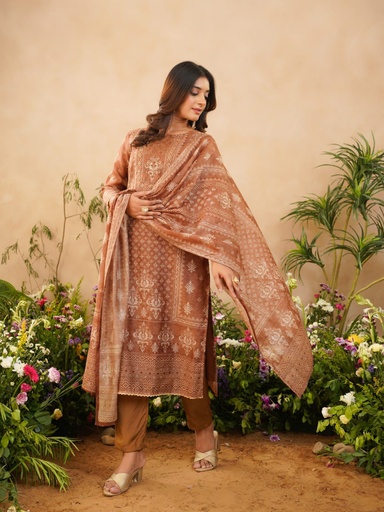 Chanderi Kurti Sets 4609