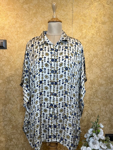 Ajrakh Shirt Kaftans 5015