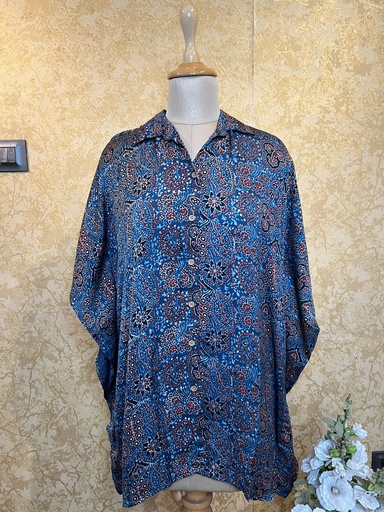 Ajrakh Shirt Kaftans 5015