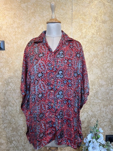 Ajrakh Shirt Kaftans 5015