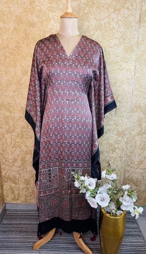 Ajrakh Silk Kaftans 4801