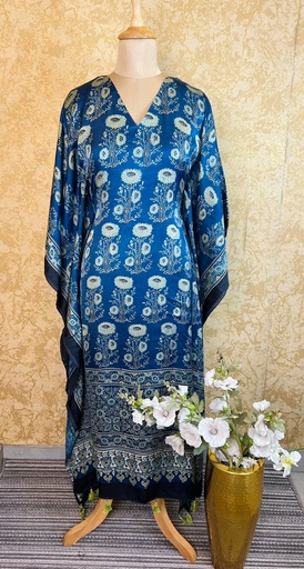 Ajrakh Silk Kaftans 4801