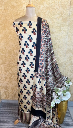 [SUSKH] Ajrakh Modal Silk Suits 5048